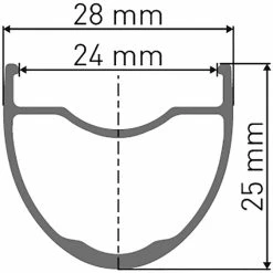 FELGE DT GR 531 28 ZOLL DISC 24L