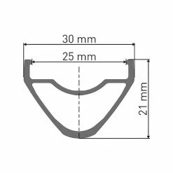 FELGE DT HX 491 27,5 ZOLL 28L