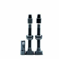 JRC 44mm Aluminium Tubeless Valve Kit Black