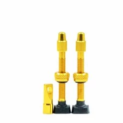 JRC 44mm Aluminium Tubeless Valve Kit Gold