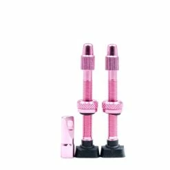 JRC 44mm Aluminium Tubeless Valve Kit Pink