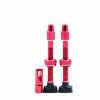 JRC 44mm Aluminium Tubeless Valve Kit Red -E-Bike Verkaufsgeschäft jrc 44mm aluminium tubeless valve kit red