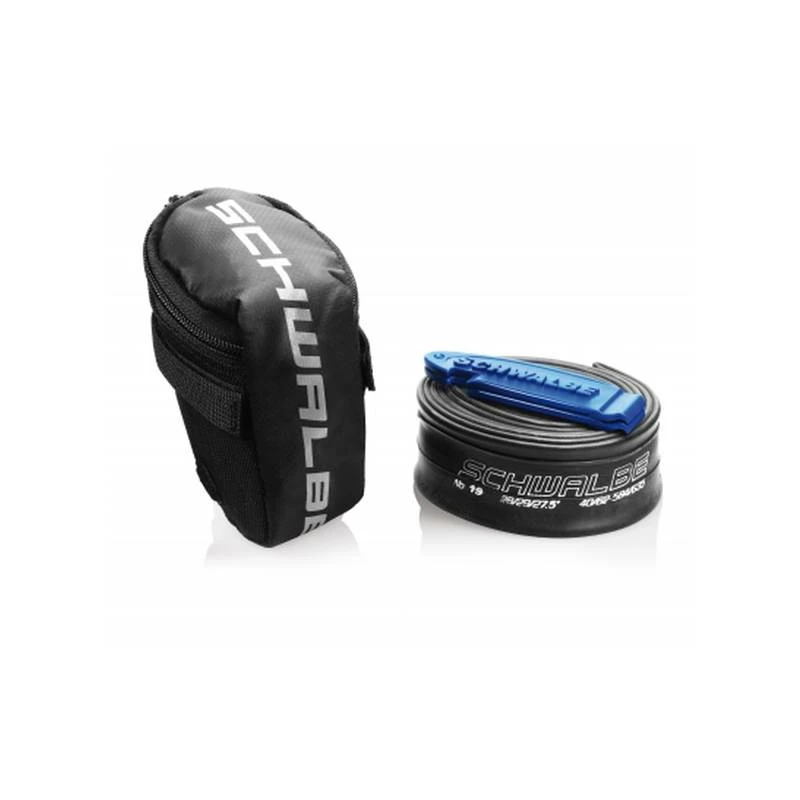 Satteltasche Schwalbe MTB 27,5 / 29 Schlauch SV19 Und 2 Reifenheber 3 Satteltasche Schwalbe MTB 27,5 / 29 Schlauch SV19 Und 2 Reifenheber