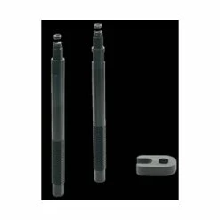 Ventilverlängerung Schwalbe 30mm Schwarz, SV Ventil, Alu 2er-Set