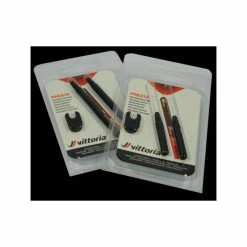 Ventilverlängerung Vittoria Alu 2er-Set Schwarz, SV Ventil, 20mm