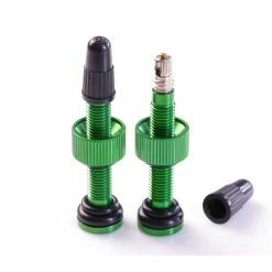 Yuniper Aluminium Tubeless Ventil 1 Stück Grün 50mm