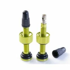Yuniper Aluminium Tubeless Ventil 1 Stück Grün Hell 50mm